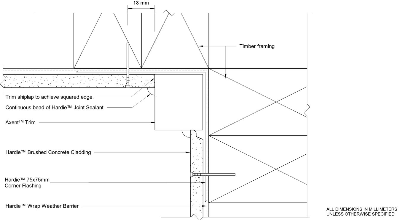 HBC DF Trim Internal Corner Option