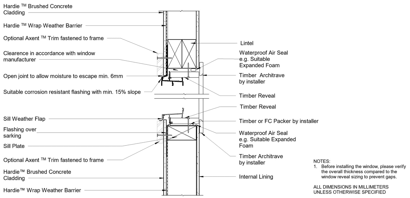 Navigate to HBC DF Window Sill And Head