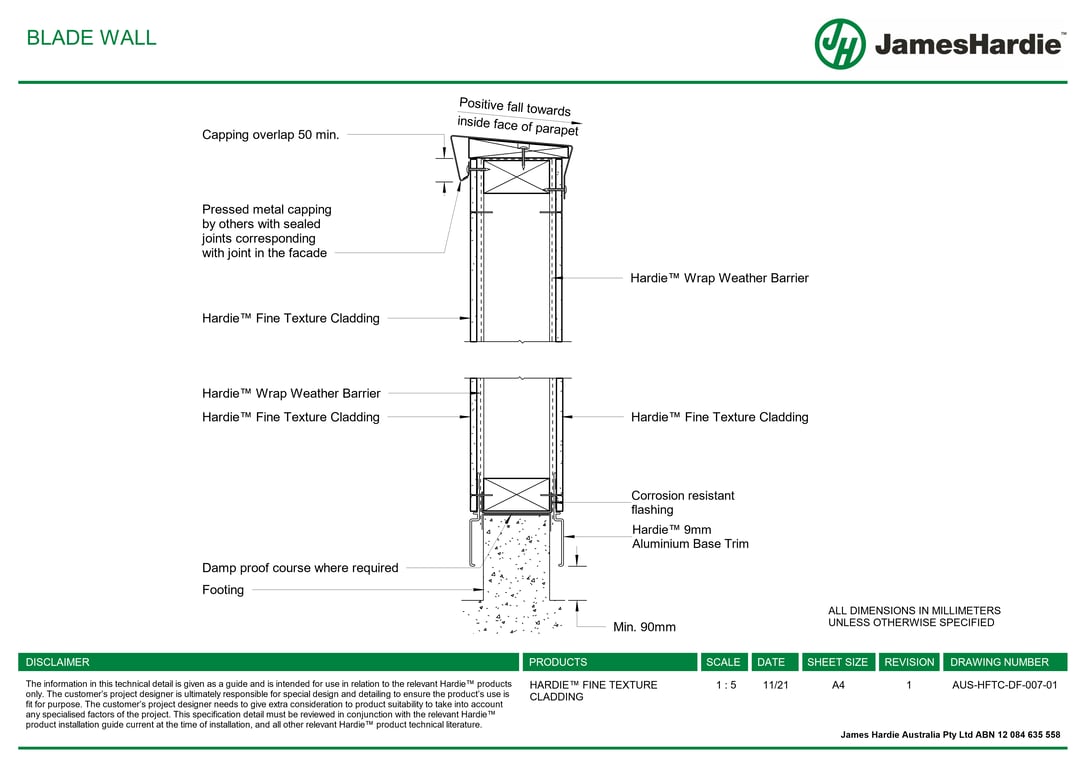 Navigate to AUS-HFTC-DF-007-01 - BLADE WALL