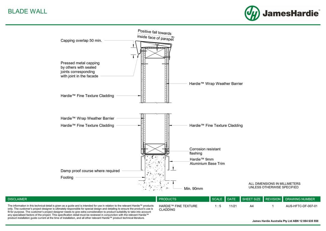  Image of AUS-HFTC-DF-007-01 - BLADE WALL