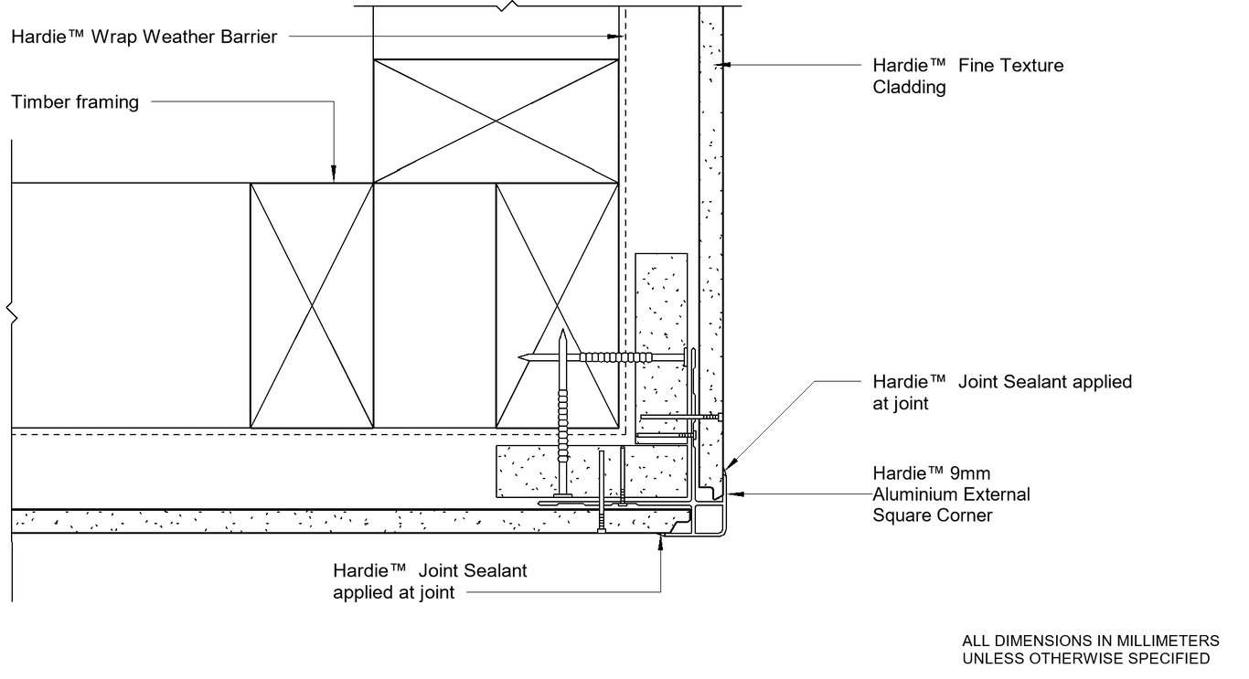 HFTC CF Aluminium Box External Corner Option