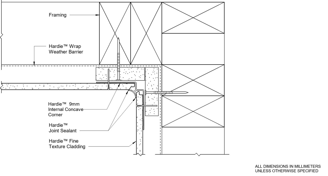 Navigate to HFTC CF Aluminium Internal Cnr Concave