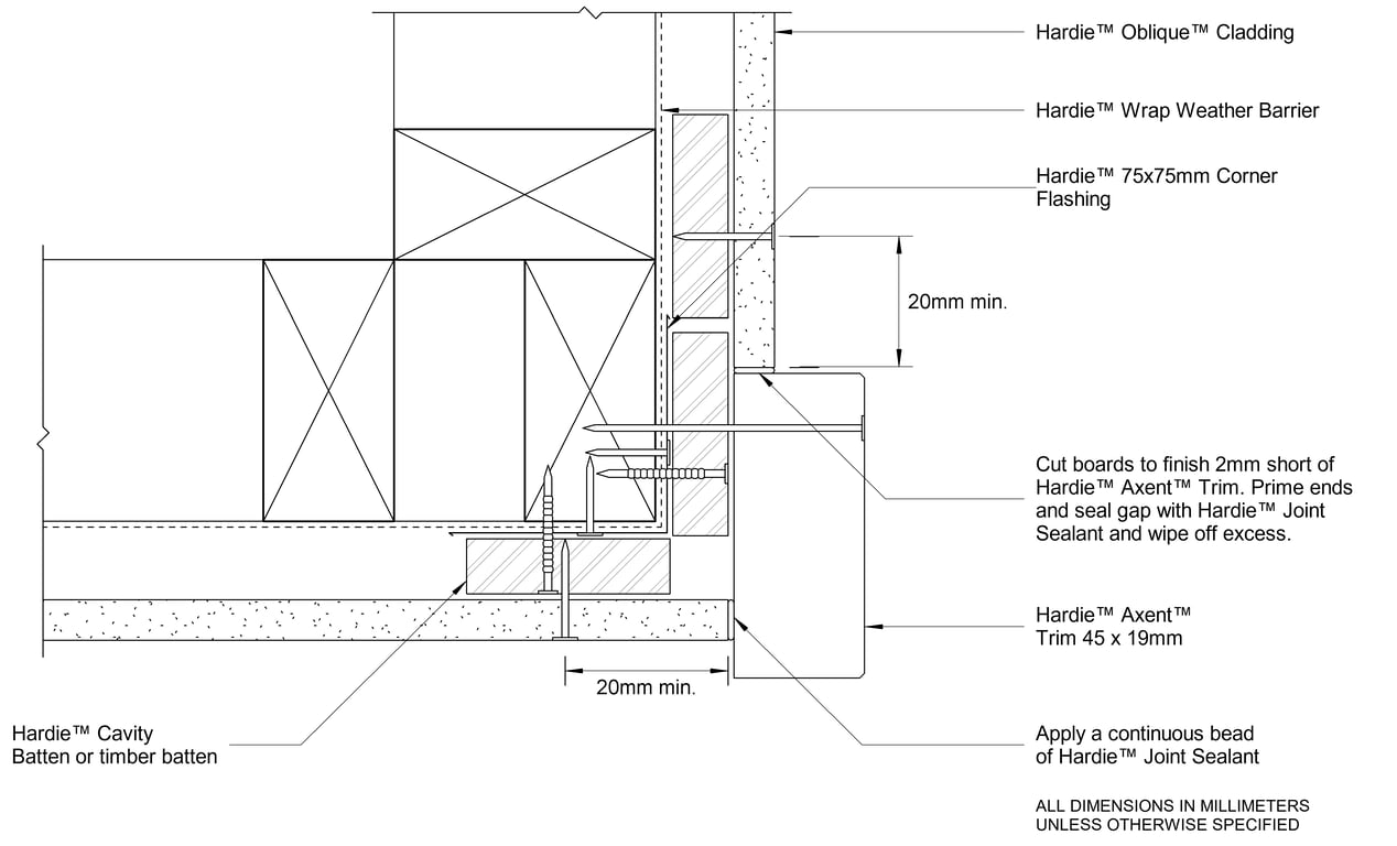 Navigate to OBLIQUE CF External Trim Corner