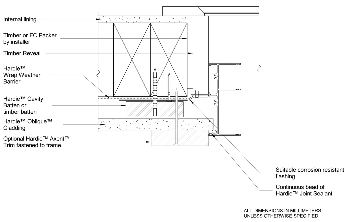Navigate to OBLIQUE CF Window Jamb - Trim