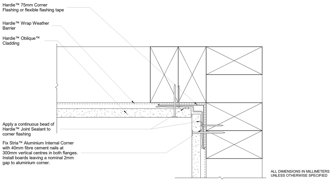 Navigate to OBLIQUE DF Internal Corner