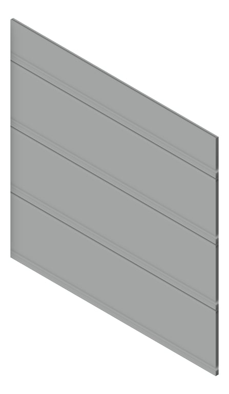 3D Presentation Image of Cladding Board JamesHardie HardieObliqueCladding Horizontal 300 TimelessGrey