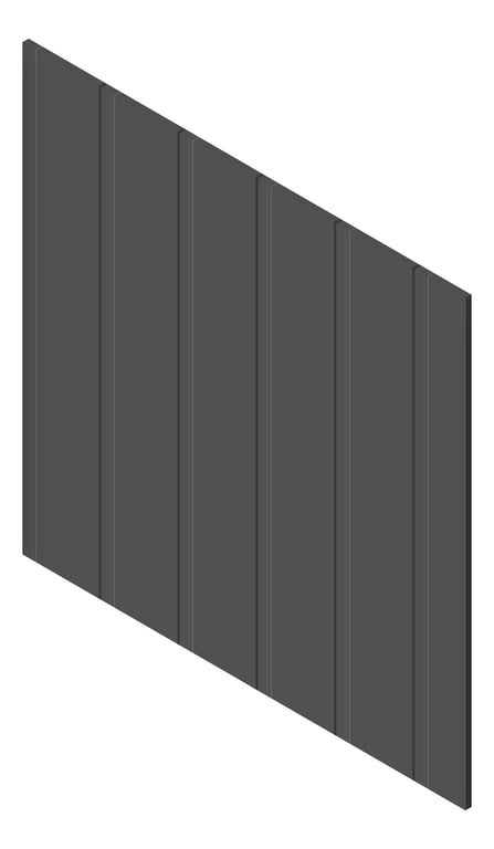 3D Presentation Image of Cladding Board JamesHardie HardieObliqueCladding Vertical 200 Monument