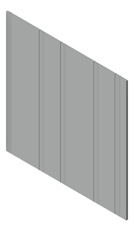 3D Presentation Image of Cladding Board JamesHardie HardieObliqueCladding Vertical 300 200 TimelessGrey