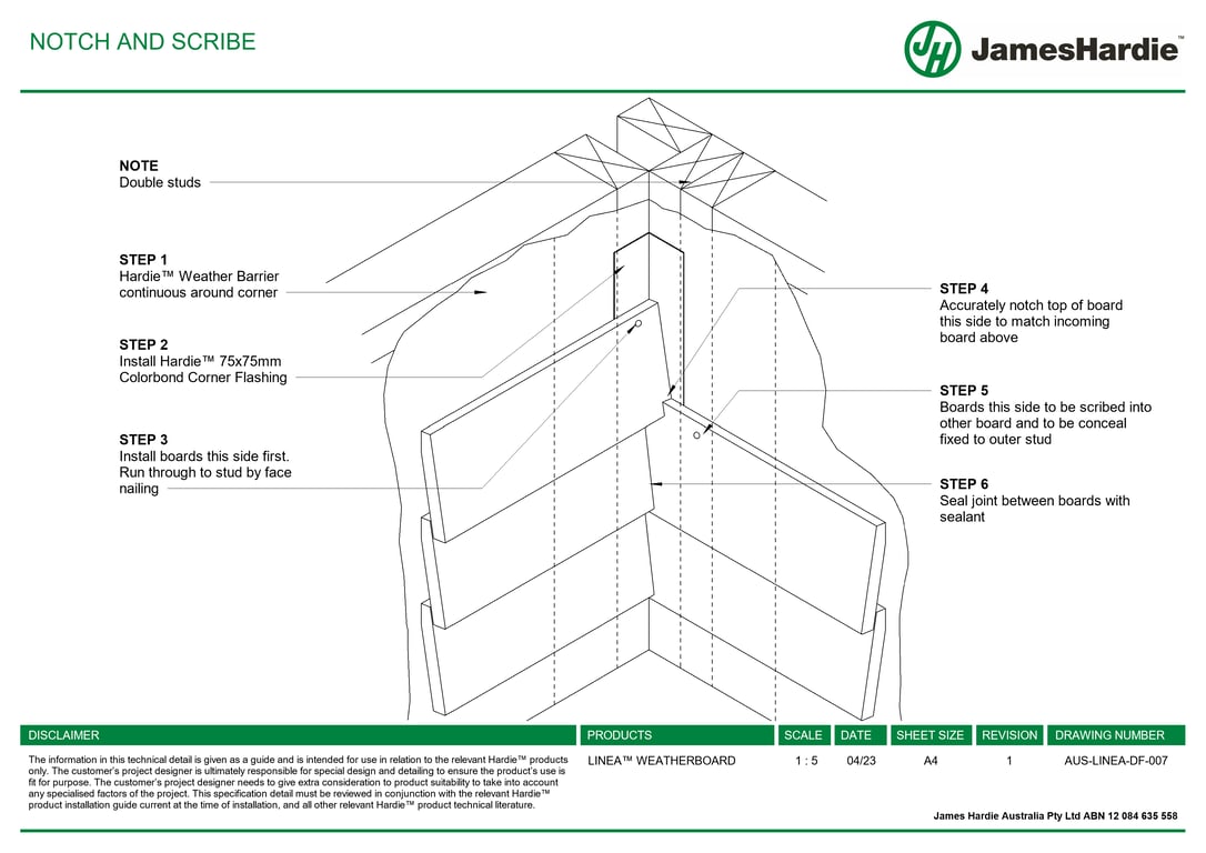  Image of AUS-LINEA-DF-007 - NOTCH AND SCRIBE