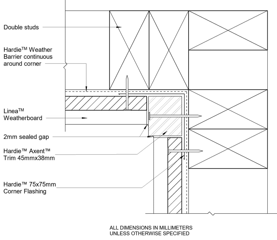  Image of LINEA DF Trim Internal Corner