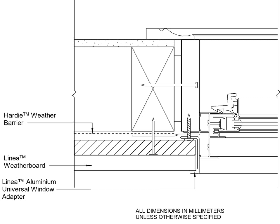 LINEA DF Window Jamb