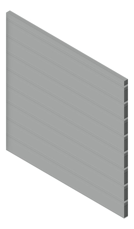 3D Presentation Image of Cladding Board JamesHardie LineaWeatherboard 150Smooth TimelessGrey