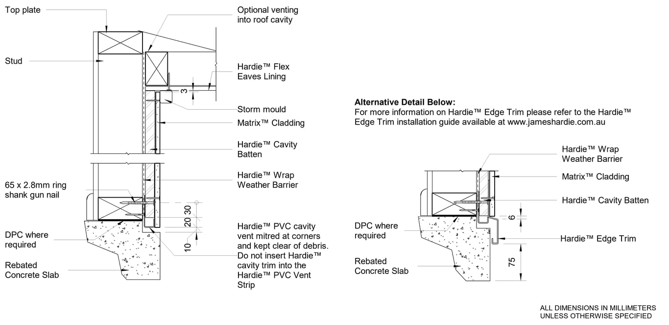 Navigate to MATRIX Slab-Eaves Detail