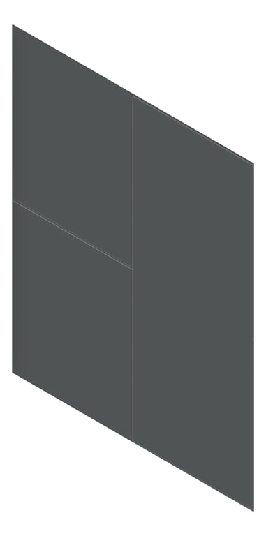 3D Presentation Image of Cladding Smooth JamesHardie MatrixCladding VerticalStaggered 1190x2990Sheet Domino