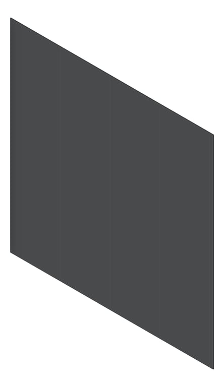 3D Shaded Image of Cladding Smooth JamesHardie MatrixCladding Vertical 590x2390Sheet Domino