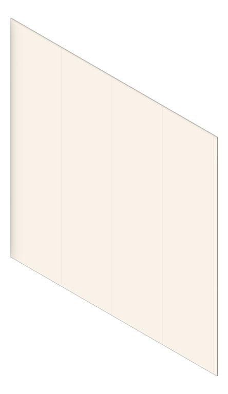 3D Shaded Image of Cladding Smooth JamesHardie MatrixCladding Vertical 590x2390Sheet GreyPebble