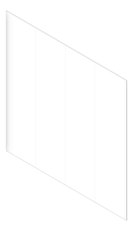 3D Shaded Image of Cladding Smooth JamesHardie MatrixCladding Vertical 590x2390Sheet LexiconQuarter