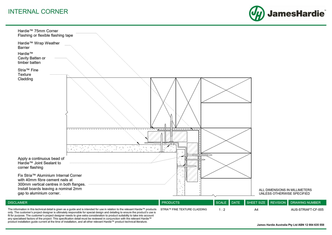  Image of AUS-STRIAFT-CF-005 - INTERNAL CORNER