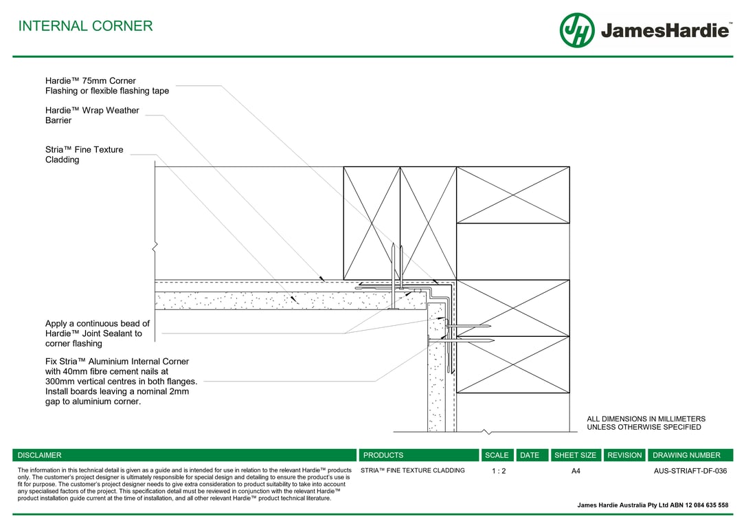  Image of AUS-STRIAFT-DF-036 - INTERNAL CORNER
