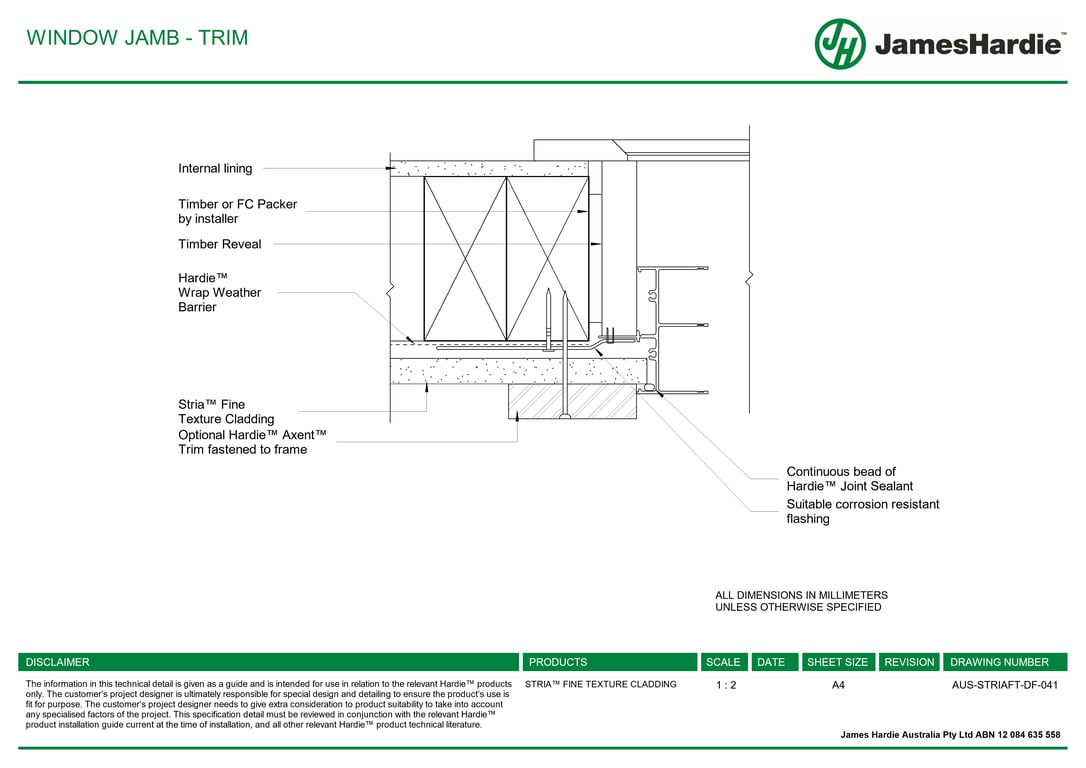  Image of AUS-STRIAFT-DF-041 - WINDOW JAMB - TRIM