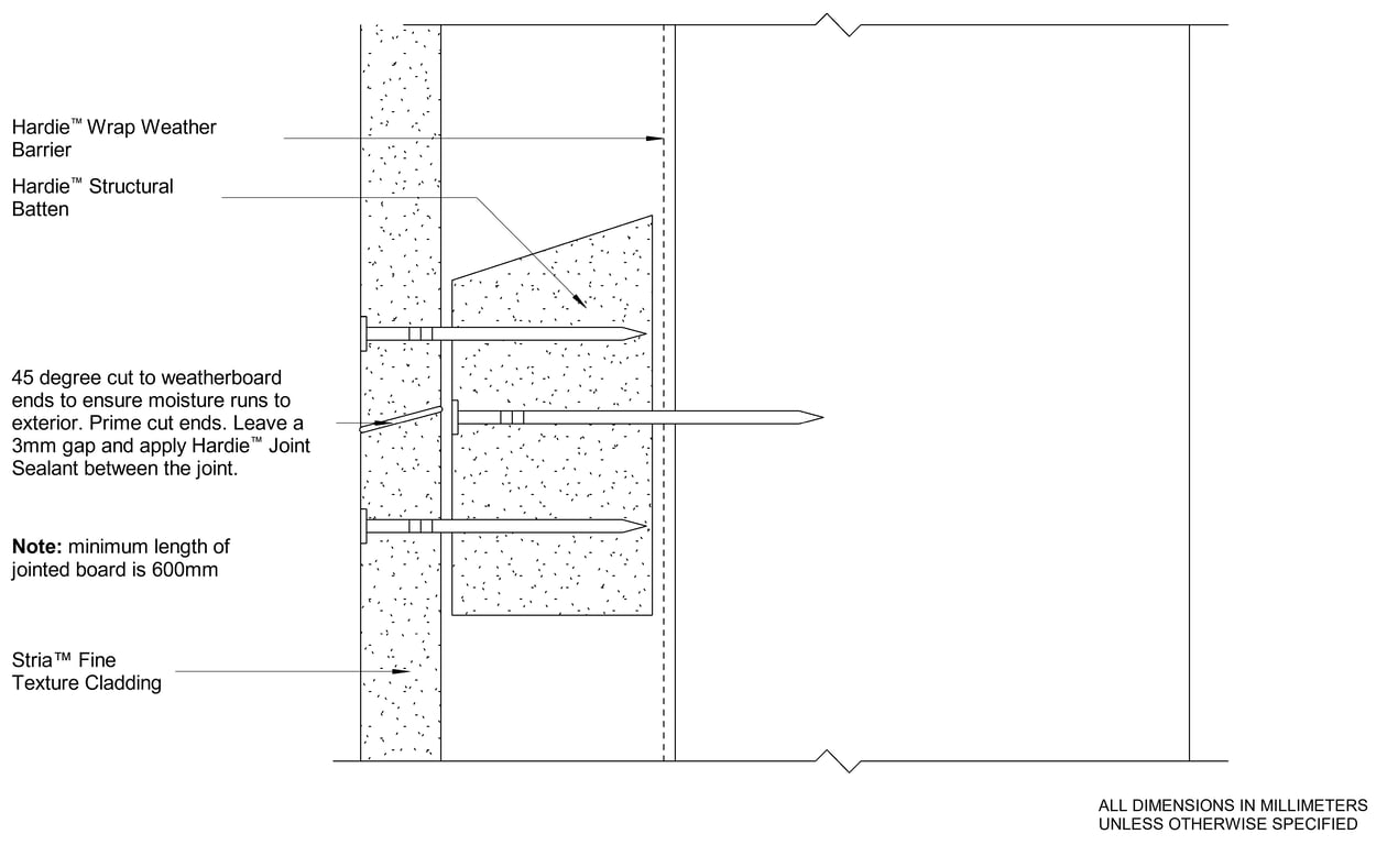  Image of STRIA FT CF Vertical Butt Joint Detail