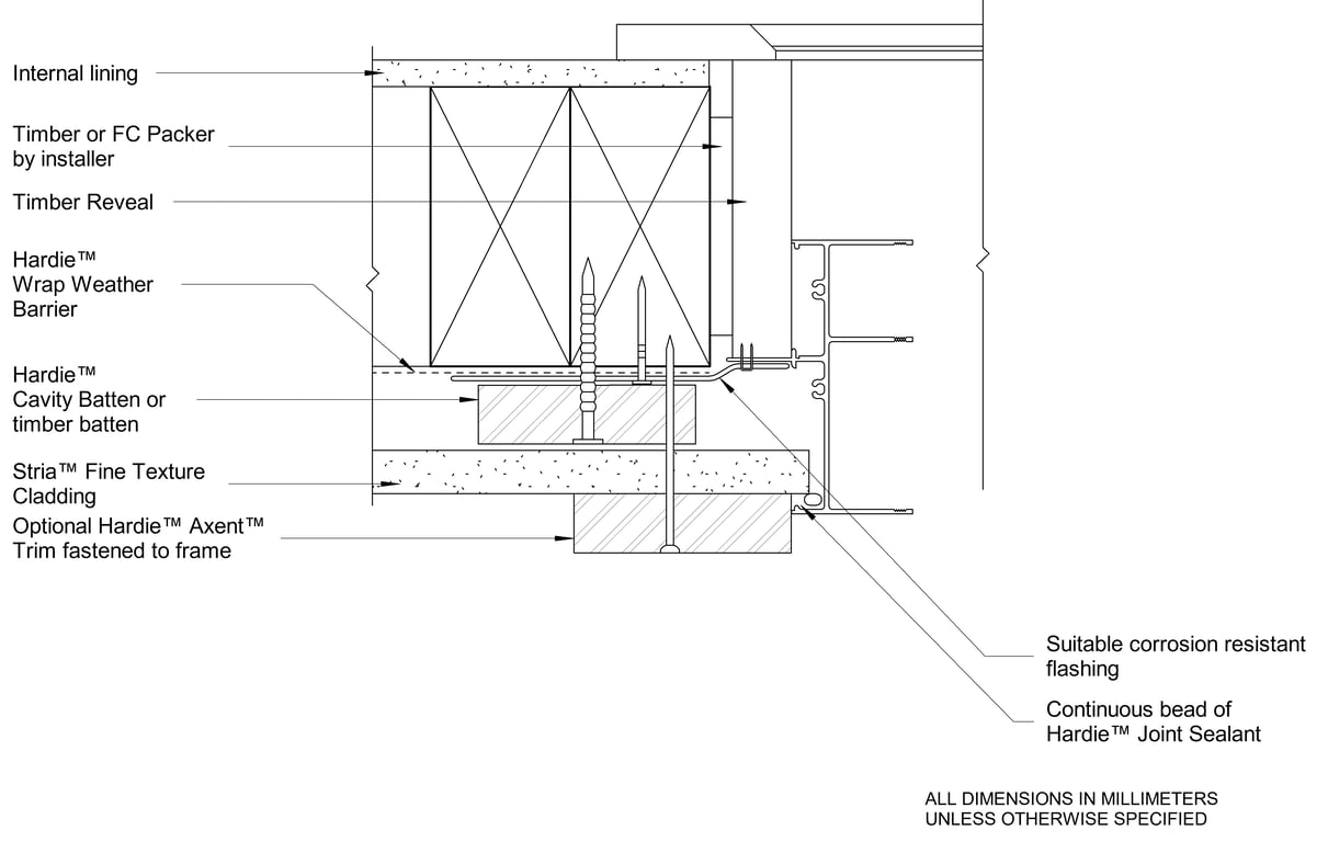  Image of STRIA FT CF Window Jamb - Trim