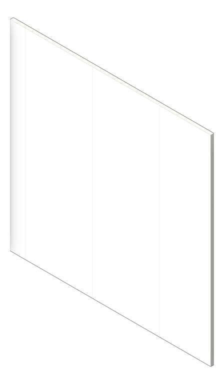 3D Shaded Image of Cladding Board JamesHardie StriaCladdingFineTexture Vertical 325 NaturalWhite