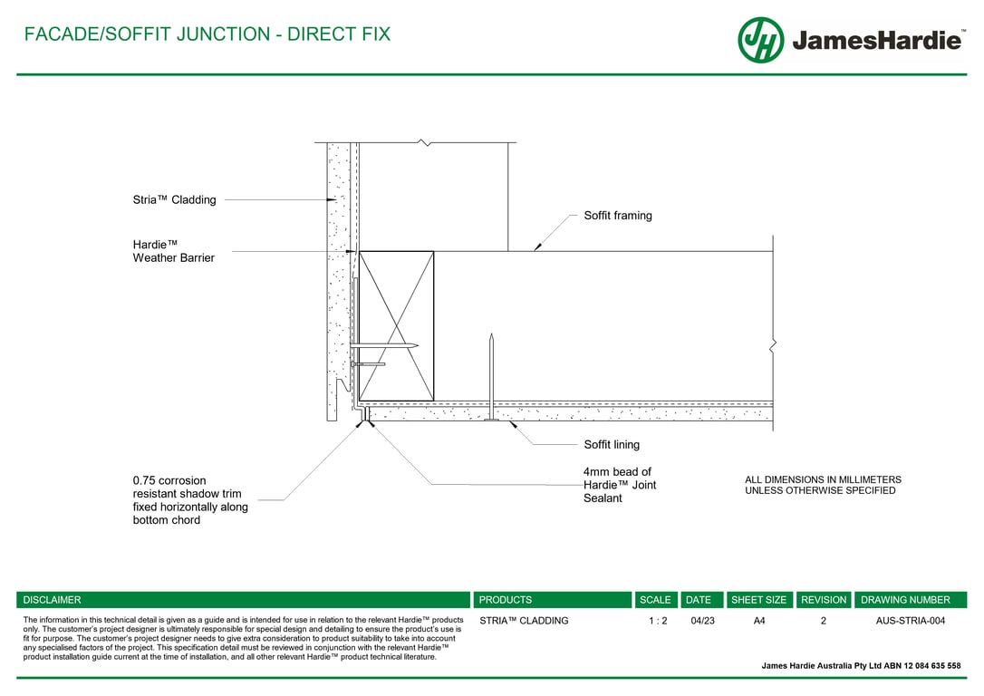  Image of AUS-STRIA-004 - FACADE-SOFFIT JUNCTION - DIRECT FIX