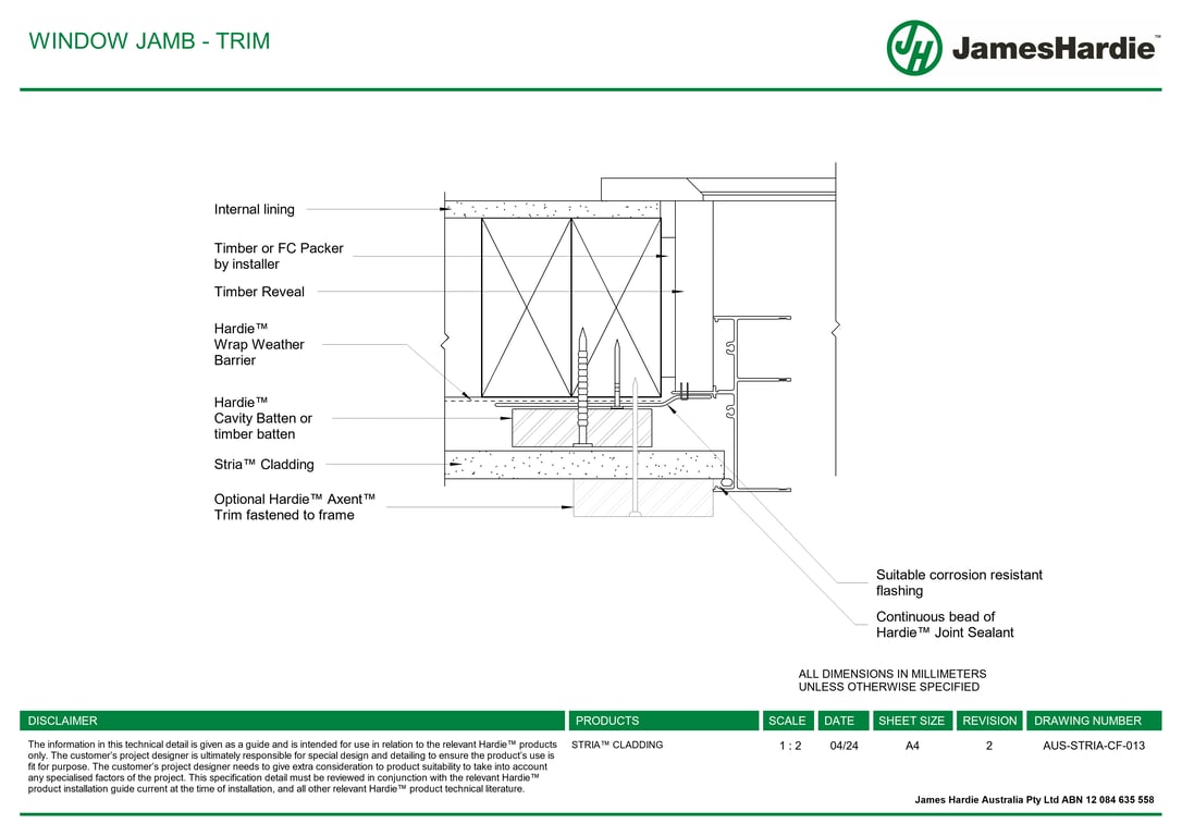 Navigate to AUS-STRIA-CF-013 - WINDOW JAMB - TRIM