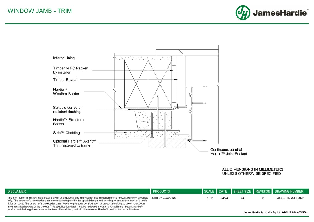 Navigate to AUS-STRIA-CF-026 - WINDOW JAMB - TRIM