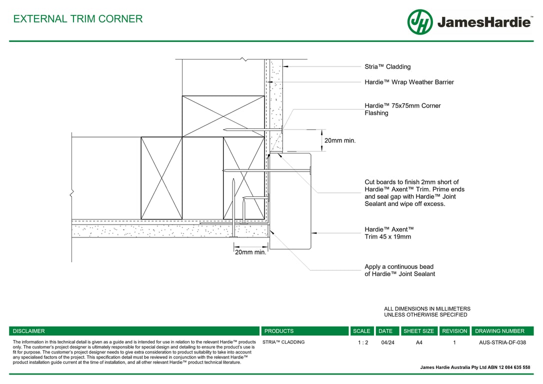Navigate to AUS-STRIA-DF-038 - EXTERNAL TRIM CORNER