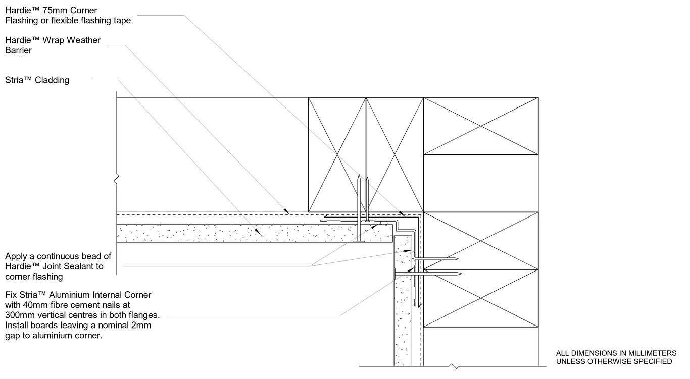 Navigate to STRIA DF Internal Corner