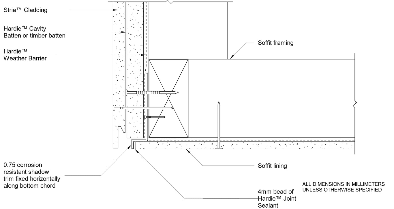  Image of STRIA Facade-Soffit Junction - Cavity Fix