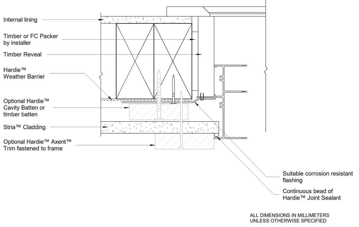 STRIA Window Jamb - Trim