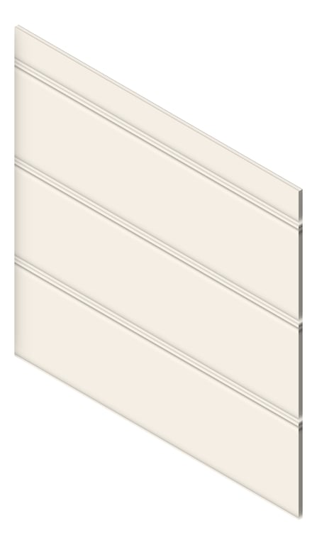 3D Presentation Image of Cladding Board JamesHardie StriaCladdingSmooth Horizontal 325 GreyPebble