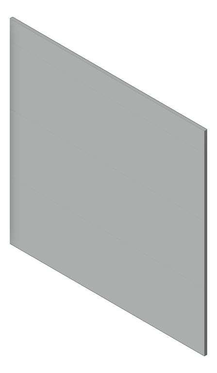 3D Shaded Image of Cladding Board JamesHardie StriaCladdingSmooth Horizontal 325 TimelessGrey