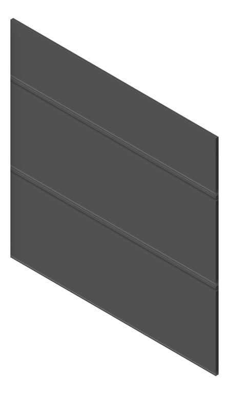 3D Presentation Image of Cladding Board JamesHardie StriaCladdingSmooth Horizontal 405 Monument