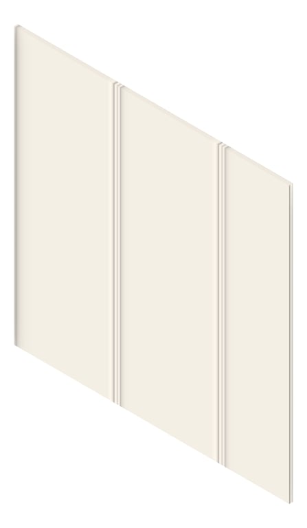 3D Presentation Image of Cladding Board JamesHardie StriaCladdingSmooth Vertical 405 GreyPebble