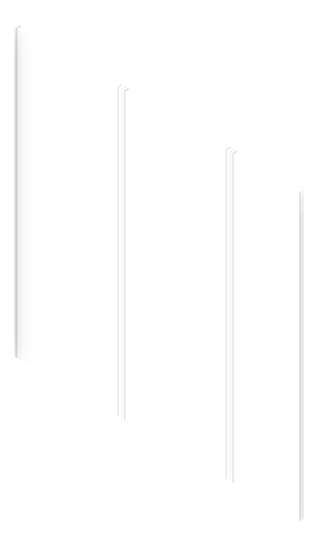 3D Presentation Image of Cladding Board JamesHardie StriaCladdingSmooth Vertical 405 LexiconQuarter