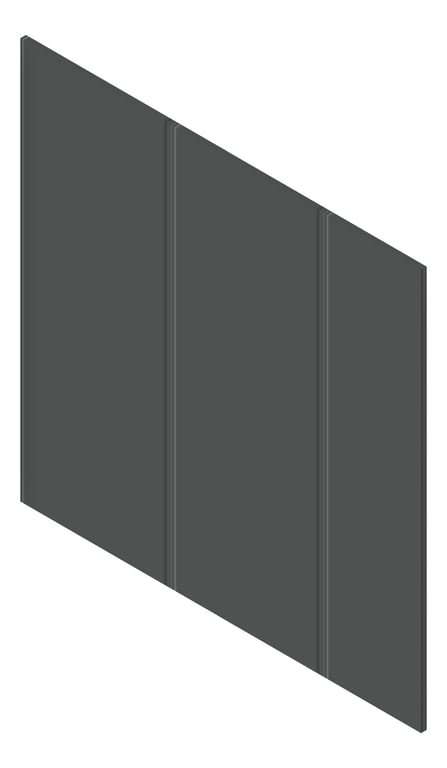 3D Presentation Image of Cladding Board JamesHardie StriaCladdingSmooth Vertical 405 Monument