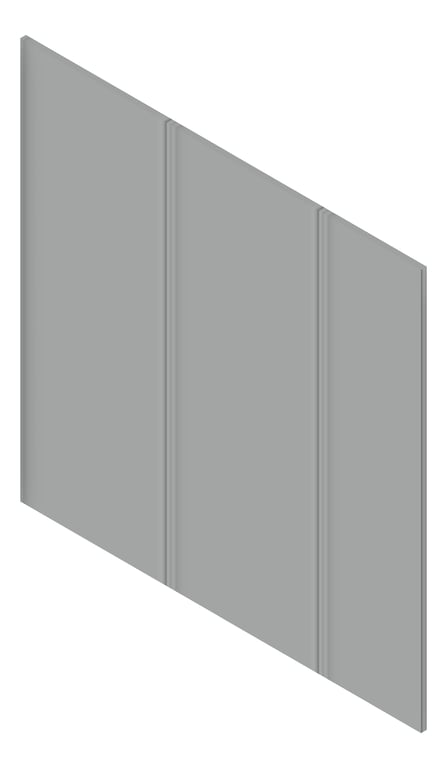 3D Presentation Image of Cladding Board JamesHardie StriaCladdingSmooth Vertical 405 TimelessGrey