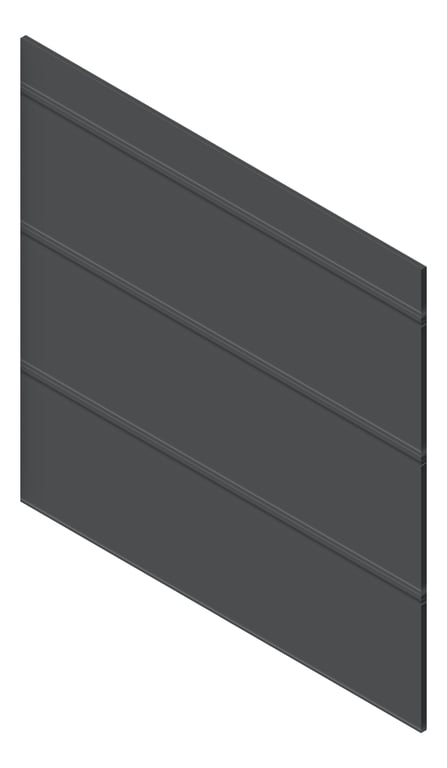 3D Presentation Image of Cladding Board JamesHardie StriaCladding Horizontal 325 Domino