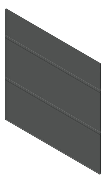 3D Presentation Image of Cladding Board JamesHardie StriaCladding Horizontal 405 Monument