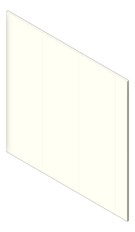 3D Shaded Image of Cladding Board JamesHardie StriaCladding Vertical 325 GreyPebble
