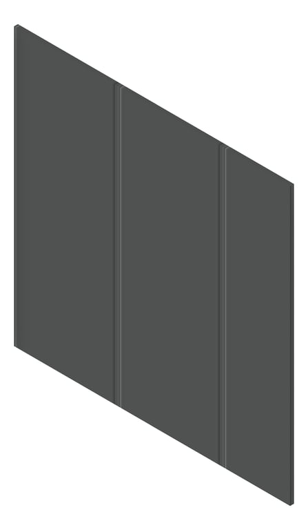 3D Presentation Image of Cladding Board JamesHardie StriaCladding Vertical 405 Monument