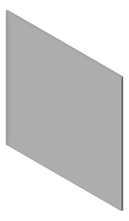 3D Shaded Image of Cladding Board JamesHardie StriaCladding Vertical 405 TimelessGrey