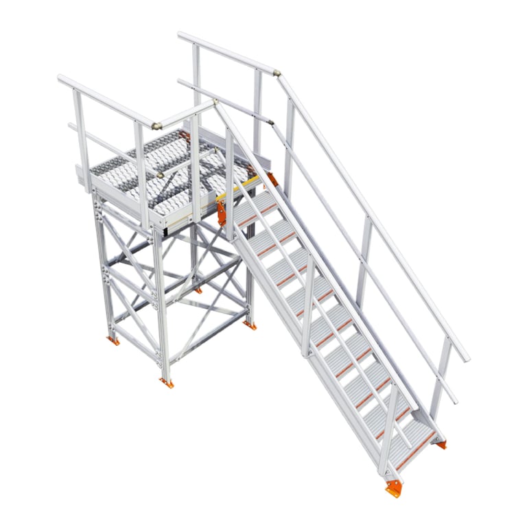 KS70-Kattsafe-modular-platform-wide Image of Stair Modular Kattsafe Platform Wide