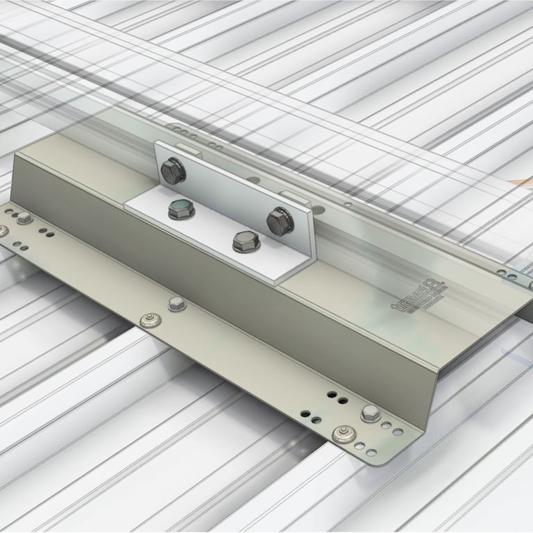 OH253-Kattsafe-rigid-rail-deck-mount-kit Image of Mount RigidRail Kattsafe MetalDeck