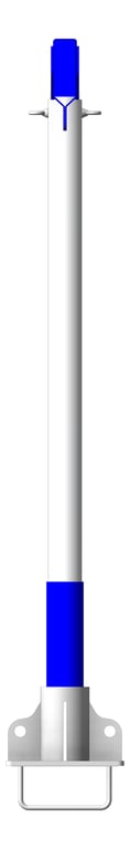 Left Image of FallProtection DavitBase Kattsafe FloorMount CastInCage