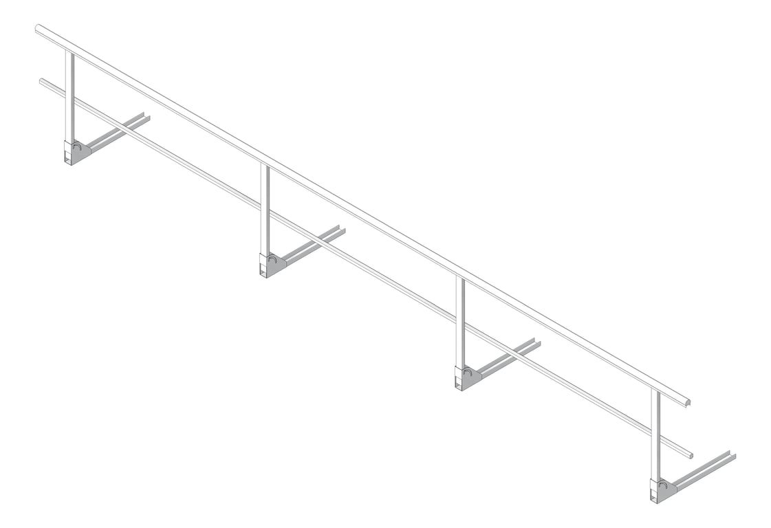 Navigate to Guardrail Kattsafe MetalDeckMount FoldDown